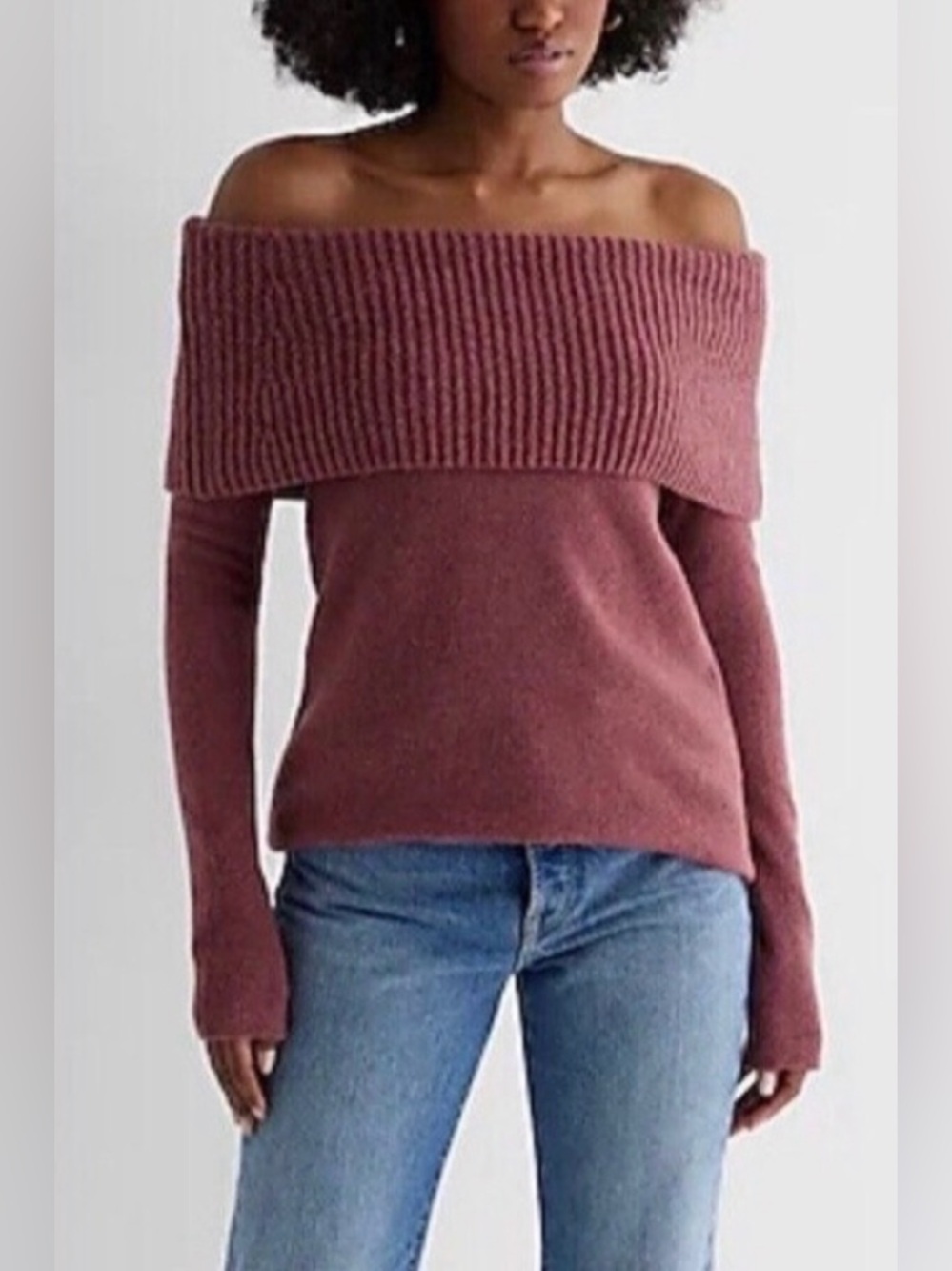 NWT Express off the shoulder sweater